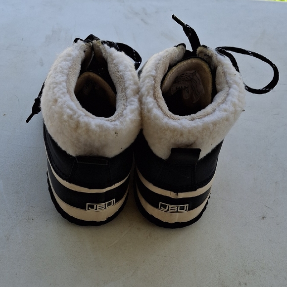 JBU Black and Cream Ankle Boots - Picture 2 of 4